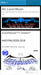 Mobile Screenshot of nclocalmusic.com